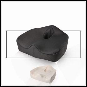 Natural latex cushion (Option: Black-46X40x19X13cm)