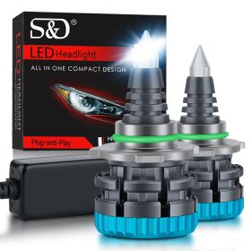 High-power Modified Headlights Highlight Front Car Bulbs (Option: H7)