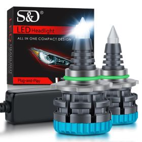 High-power Modified Headlights Highlight Front Car Bulbs (Option: 9005HB3)