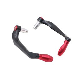 Motorcycle Levers Guard Brake Clutch Handlebar Protector For  R3 R25 Yzf R1 Yzf R6 Handle Bar Motor CNC Aluminum Parts (Option: Al alloy-Red)