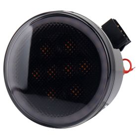 Suitable For Wrangler Modified LED Car Center Grid Lights Turn Signal Warning Wide Signal Lights (Option: Yellow-1pack)