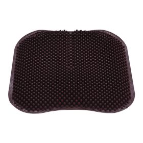 Elastic Silicone 3D Suspension Massage Cushion (Color: Khaki)