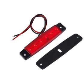 Trailer Side Lights Truck Side Warning (Color: Red)