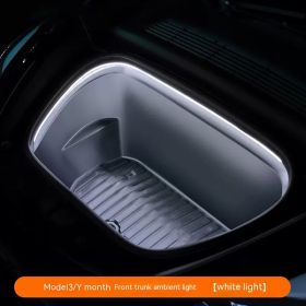 Front Backup Box Ambience Light Interior Modification (Option: Warm White)