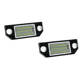 For Ford License Plate Light Ford Focus C-MAX MK2 03-08 LED License Plate Light (Option: Photo Color-A pair)