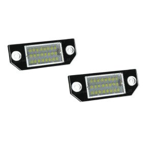 For Ford License Plate Light Ford Focus C-MAX MK2 03-08 LED License Plate Light (Option: Photo Color-1PCS)