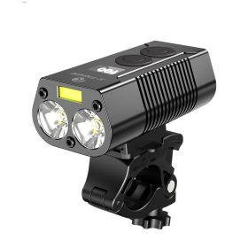 USB rechargeable outdoor waterproof light power display mountain night riding light (Option: 3style-Single lamp)