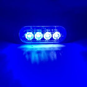 12-24V Car Truck 4LED Side Lights (Color: Blue)