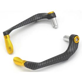 Motorcycle Levers Guard Brake Clutch Handlebar Protector For  R3 R25 Yzf R1 Yzf R6 Handle Bar Motor CNC Aluminum Parts (Option: Carbon fibre-Gold)