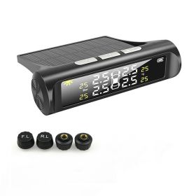 Wireless Solar Tpms Car Tire Pressure Monitoring System (STYLE: External)