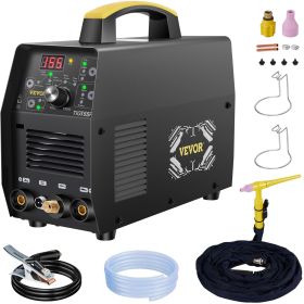 VEVOR TIG Welder 3 in 1; 110V High Frequency TIG/Stick/Clean Welding Machine w/IGBT Inverter; 155Amp Digital Arc Welder (Additional Function: ARC + Clean)