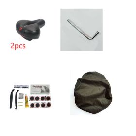 Bicycle Cushion Thickened Soft Silicone Saddle Cycling Equipment Accessories (Option: SetA)