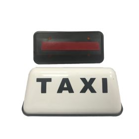 Two-color Car Taxi Light Roof HD-400 (Option: White-Medium)