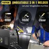 VEVOR TIG Welder 3 in 1; 110V High Frequency TIG/Stick/Clean Welding Machine w/IGBT Inverter; 155Amp Digital Arc Welder