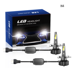 Car LED Headlights Super Bright High Beam Low Beam Headlight Modification (Option: H4)