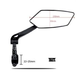 Wide-Angle Motorcycle Multi-Function Scooter Rearview Mirror Decoration Adjustment (Option: Right)