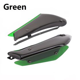 Motorcycle Body Spoiler Wing Refitted (Option: NINJA400 green-A pair)